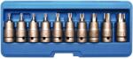 BGS technic 10 részes gépi T-torx dugókulcs készlet, T20 - T70 dobozban (BGS-5097) (BGS-5097)