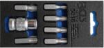 BGS technic 7 részes torx csavarhúzó bit készlet T-torx csavarokhoz (BGS-5016) (BGS-5016)