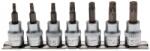 BGS technic 7 részes bit dugókulcs készlet, T-torx 3/8" sínen (BGS-5108) (BGS-5108)