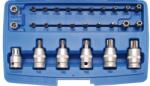 BGS technic 27 részes T-torx, E-torx dugókulcs, és bit készlet dobozban (BGS-5101) (BGS-5101)