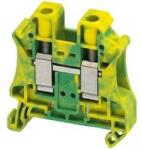 Schneider Electric Csavaros egyszintes földelőkapocs 1x1 csatlakozás 10, 2 mm 10 mm2 zöld-sárga 76A-es NSYTRV102PE (NSYTRV102PE)