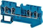 Schneider Electric Rugós egyszintes átkötőkapocs 2x2 csatlakozás 5, 2 mm 2, 5 mm2 24A-es kék NSYTRR24BL (NSYTRR24BL)