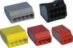Tracon Electric Csavar nélküli vezetékösszekötő, narancs 3×(0, 75-2, 5mm2) 450VAC, max. 16A (TRC253)