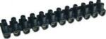 Tracon Electric Flexibilis sorozatkapocs, U profil, 12 tag, fekete 6mm2, 450VAC, 40A, PE (SF10A-U)