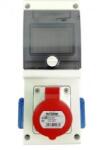 SCAME Építkezési kábelezett elosztószekrény IP44 4 modulos 5P 16A + 2xSchuko