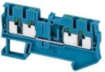 Schneider Electric Direkt rugós egyszintes átkötőkapocs 2x2 csatlakozás 5, 2 mm 2, 5 mm2 24A-es kék NSYTRP24BL (NSYTRP24BL)