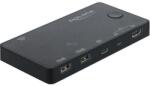 Delock DeLOCK HDMI / USB-C KVM Switch 4K 60 Hz с USB 2.0 KVM суич (11477)