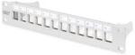 ASSMANN Modular Patch Panel 12-port1u 1ublank254mm Rack Mountgrey (dn-91419) (dn-91419)