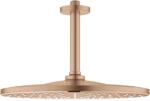 GROHE Rainshower cap de duș cu braț 31x31 cm rotund Brushed Warm Sunset 26560DL0 (26560DL0)