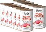 Brit Mono Protein Beef & Brown Rice 12x400g