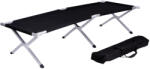 Linder Exclusiv Kemping összecsukható napozóágy LINDER EXCLUSIV MC372161S - Fekete (K16187) - inlea