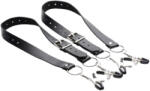 XR Brands - szeméremajak-széthúzó csipeszek (fekete)
