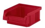 LA-KA-PE - Cutie depozitare / organizare, PLK 5, rosu, 102x89x50mm [PLK-5-rot] (PLK-5-rot)