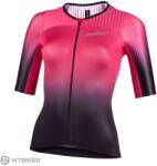 Nalini New Lady Ergo Fit női mez, fekete/rózsaszín (M)