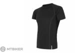 Sensor MERINO ACTIVE póló, fekete (S) - mtbiker - 25 799 Ft