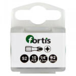 Fortis - Bit 1/4" DIN3126, C6.3, PZ2x25mm, 10 bucati [4317784729314] (4317784729314) Set capete bit, chei tubulare