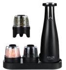 Adler Електрически мелнички Adler AD 4449, 3 бр, 150 мл, USB, Li-Ion 1500mAh, Керамични остриета - Черен (Li-Ion) - technomani