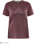 Craft ADV Trail Wool női póló, piros (M)