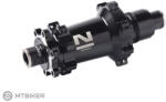 Novatec hub XDS642SB-B12-XD (boost), hátsó, fekete, 28 lyuk (N-logó)