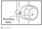 Topeak felfüggesztési konzol (alsó) DUAL-TOUCH / TWO UP TUNE UP állványokhoz