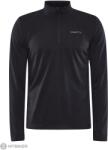 Craft CORE Essence Bi-blend Half Zip LS póló, fekete (S)