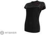 Sensor MERINO IMPRESS női póló, fekete (M) - mtbiker - 27 899 Ft