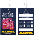 MANNOL Oil Change Label 1801 Olajcsere cimke