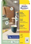 AVERY 6223-10 30mm 10 ív univerzális fehér köretikett (6223-10) - officedepot