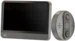 Spionescu Videó csengő, EJ TERMÉKEK, WiFi, 4 " 3" LCD képernyő, 1080P, 5000mAh akkumulátor, 120º látószög, éjszakai látás, valós idejű értesítések, mozgásérzékelő, kétirányú kommunikáció (EJ-446)