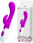 Pretty Love Vibrator Pretty Love Bruno, 7 Moduri Vibratii, Silicon, Mov, 20 cm Vibrator