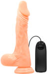 LyBaile Vibrator Realist Multispeed cu Telecomanda, PVC, Natural, 23.7 cm Vibrator