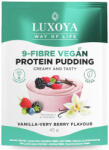 Luxoya 9-Fibre Vegán fehérjét tartalmazó rostpuding 9 féle rosttal Vanília-erdei gyümölcs - 45g - vitaminbolt - 1 290 Ft