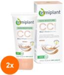 Elmiplant Set 2 x Crema Coloranta pentru Ten Elmiplant SKin Moisture 25+ CC Cream Mediu, 50 ml (2xSAELMI00097)