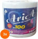 Aria Set 3 x 100 m Prosop de Hartie Aria (ROC-3XMAGT1004471TS)
