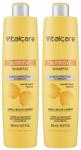 Vitalcare Set 2 x Sampon Vitalcare Nutritive, pentru Par Uscat si Fragil, 500 ml