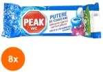 Peak WC Set 8 x Rezerve Wc Peak Putere de Actiune Frezie & Lacramioare, 40 g (ROC-8XMAGT1006479TS)