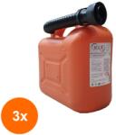 Jolie Set 3 x Canistra pentru Produse Petroliere Gama Standard, 5 l, Jolie (DEM-3xMDR-07)