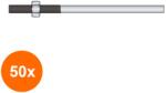 Tecfi Set 50 x Tija pentru Prindere Acoperis, Otel, Zincat - M6 x 300 / 50 (COR-50XT.AC0106300S)