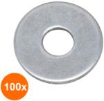 Schaefer-Peters Set 100 x Saiba Plata Serie Foarte Mare Forma R 440 Inox A2-6.6 (COR-100X0440266S)