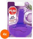 Peak WC Set 4 x Aparat Toaleta Wc Peak Violet Lavanda, 55 g (ROC-4XMAG1015704TS)