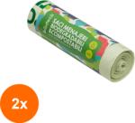 Biodeck Set 2 x 10 Saci Gunoi Biodegradabili, Compostabili, 60 l (OIB-2xSAC-BIO-MEN-60)