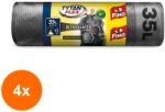 FINO Set 4 x 15 Saci Menajeri Fino Tytan Flex, cu Snur, 35 l (ROC-4XSAFINO00214)