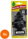 Wunder-Baum Set 8 x Odorizant Auto Black Ice, Wunder-Baum (DEM-8xMDR-7000)