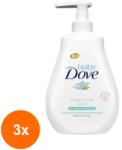 Dove Set 3 x Gel de Dus Dove Baby Free Moisture si Sampon, 200 ml (ROC-3xMAG1018737TS)