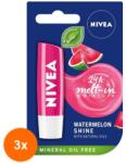 Nivea Set 3 x Balsam pentru Buze Nivea Lip Care Watermelon