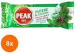 Peak WC Set 8 x Rezerva Wc Peak Putere de Actiune Menta & Pin, 40 g (ROC-8XMAG1009183TS)