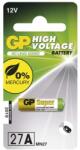GP Batteries Speciális alkáli elem GP 27AF (MN27, V27GA) 12 V 71438 (1021002711)