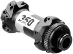 DT Swiss 350 Road Straightpull első agy, 24H, tárcsafékes (CenterLock), átütőtengelyes (12x100 mm), 132g, fekete