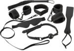 Bad Kitty - set de imobilizare piele sintetică, 8 piese - negru (24928731001)