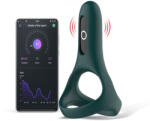 Magic Motion Rise - inel penian cu vibrații controlat prin aplicație, pentru bărbați (verde) (93348600005) Inel pentru penis